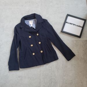 J. Crew Navy Double Button Jacket Blazer